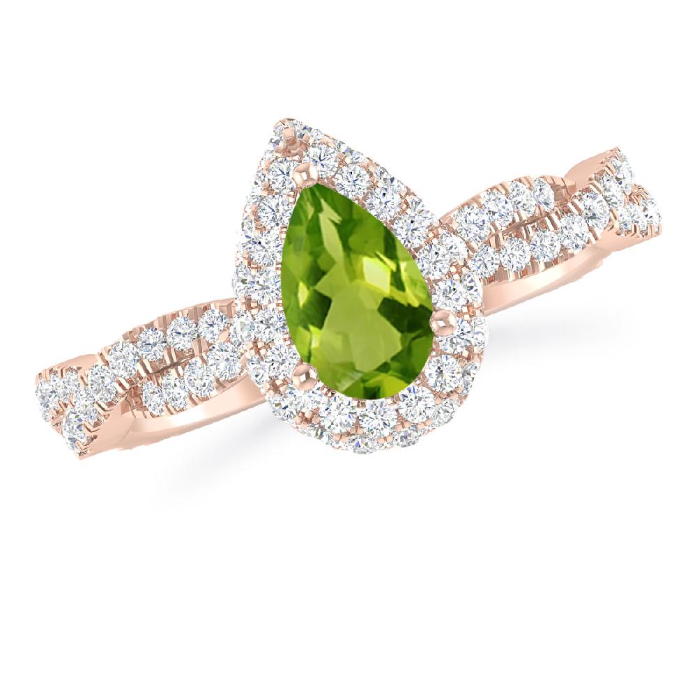 Rose Gold - Peridot