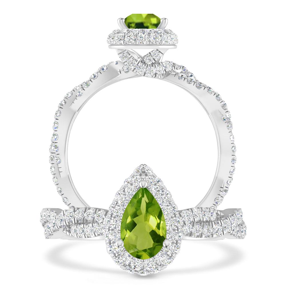 White Gold - Peridot