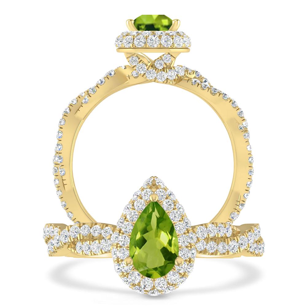 Yellow Gold - Peridot