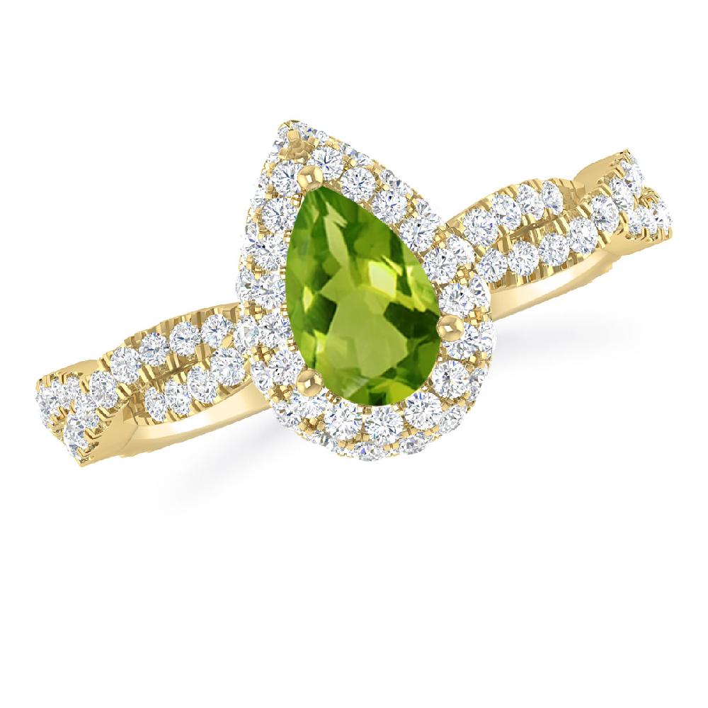 Yellow Gold - Peridot