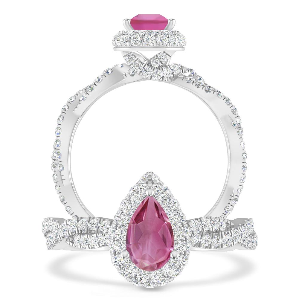 White Gold - Pink Tourmaline