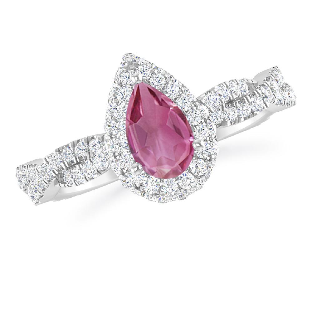 White Gold - Pink Tourmaline