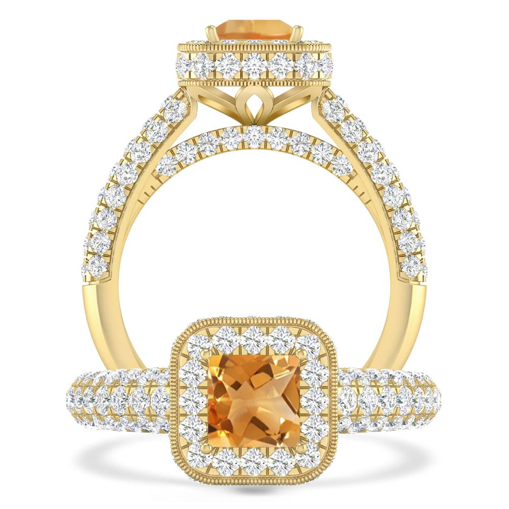 Yellow Gold - Citrine