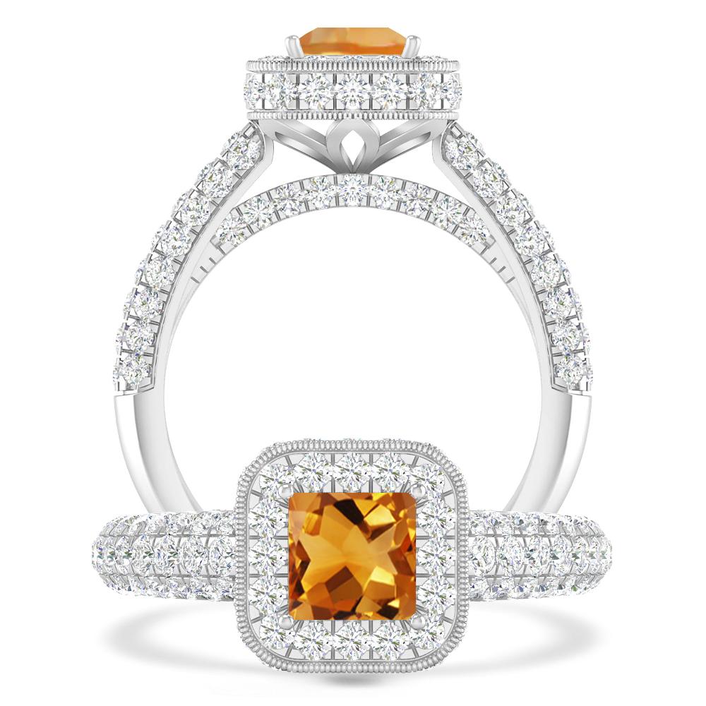 White Gold - Citrine