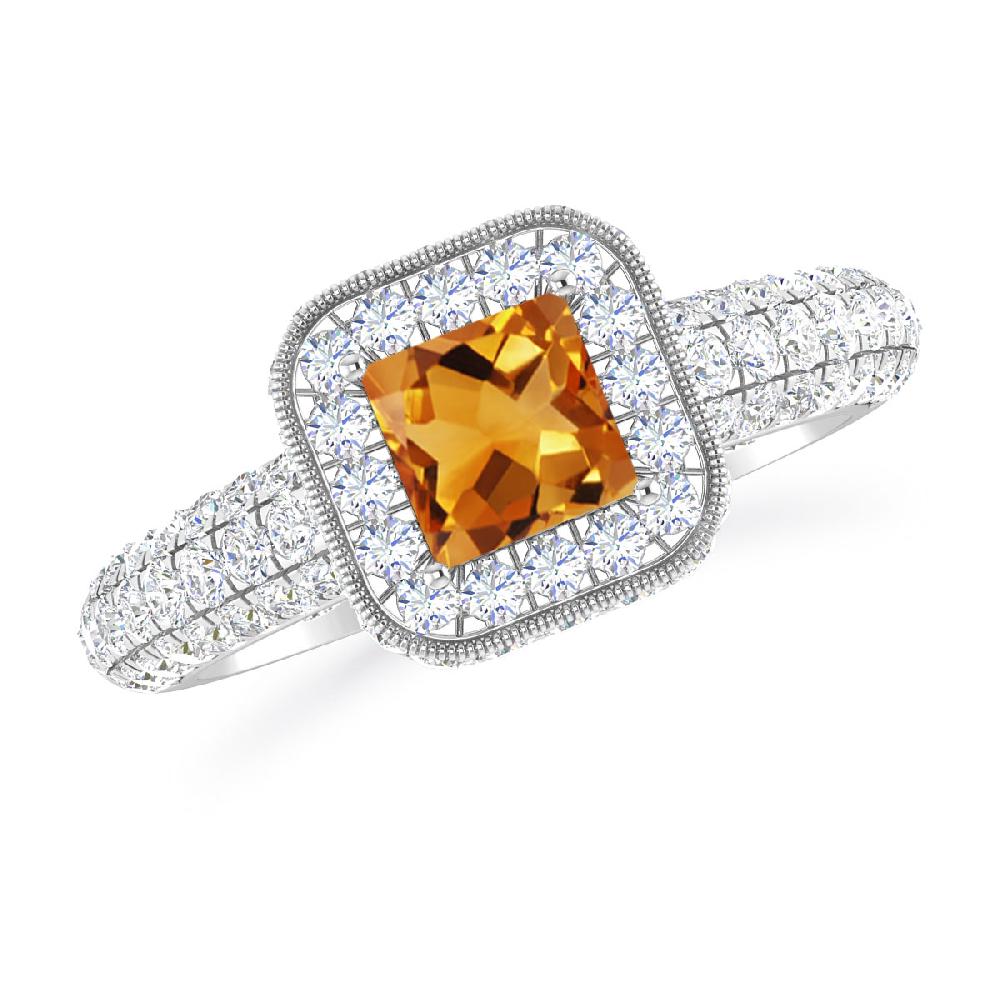 White Gold - Citrine