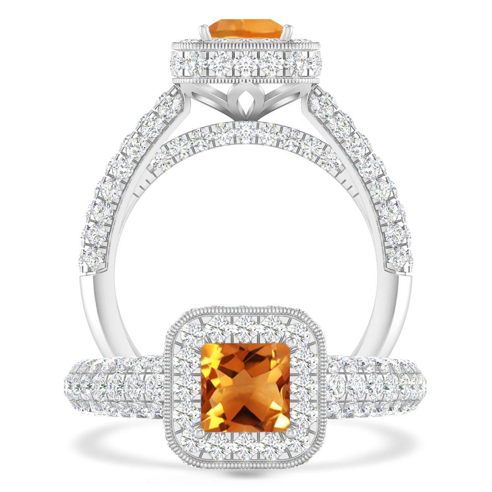 White Gold - Citrine