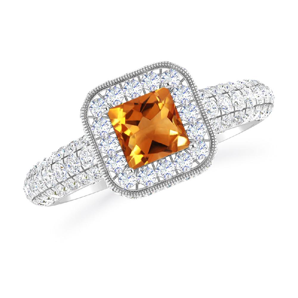 White Gold - Citrine