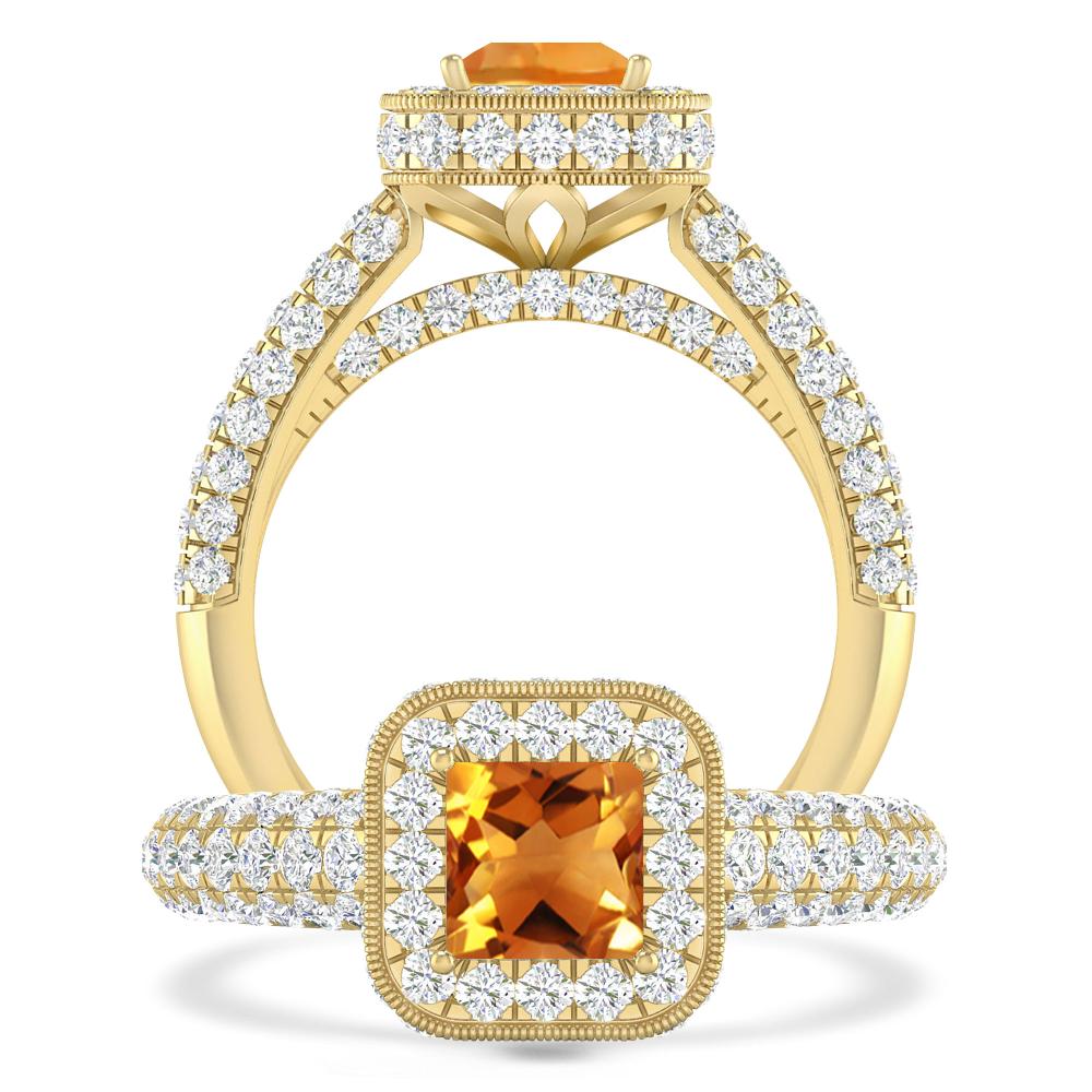 Yellow Gold - Citrine