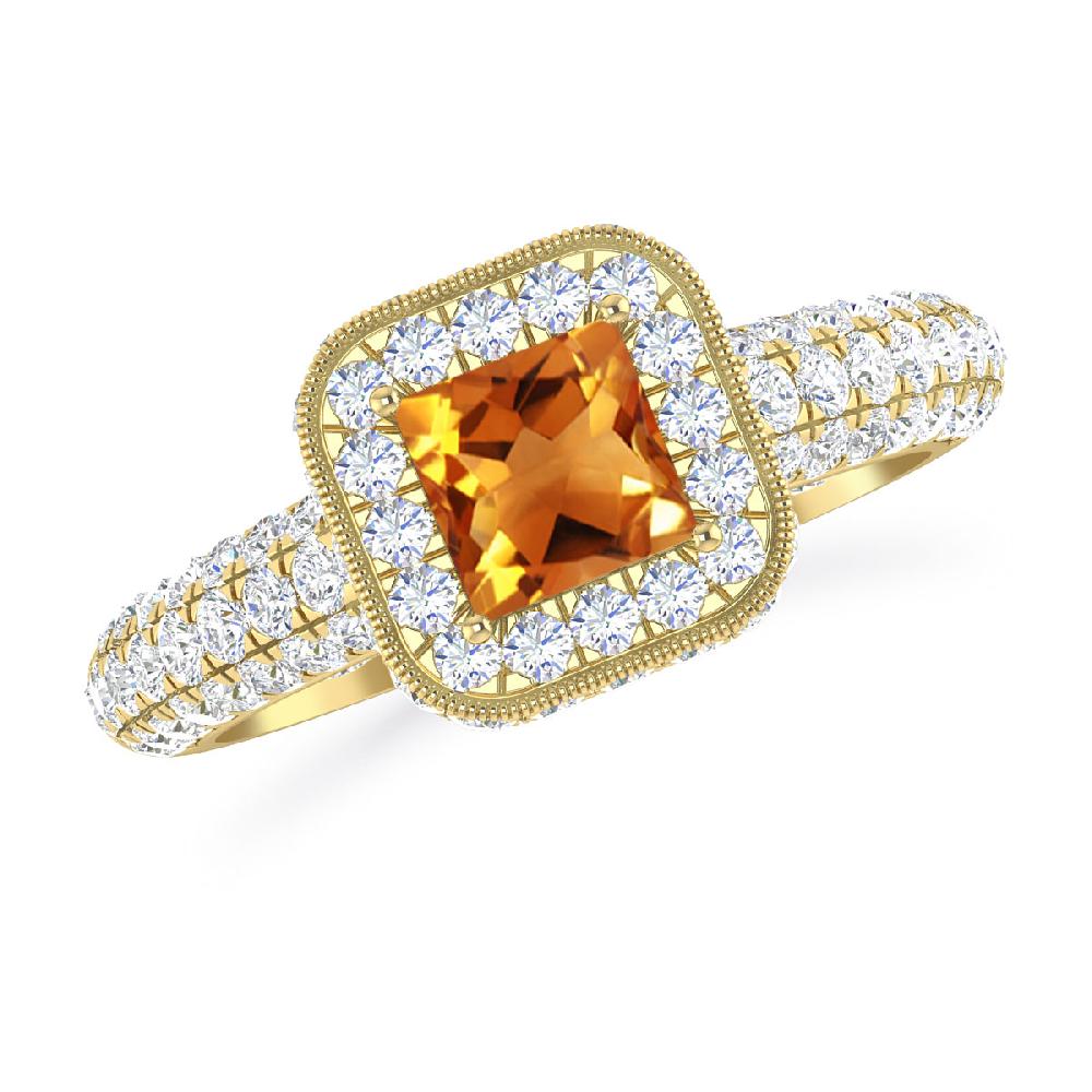 Yellow Gold - Citrine