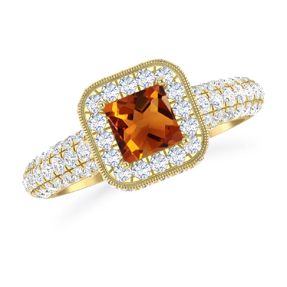 Yellow Gold - Citrine