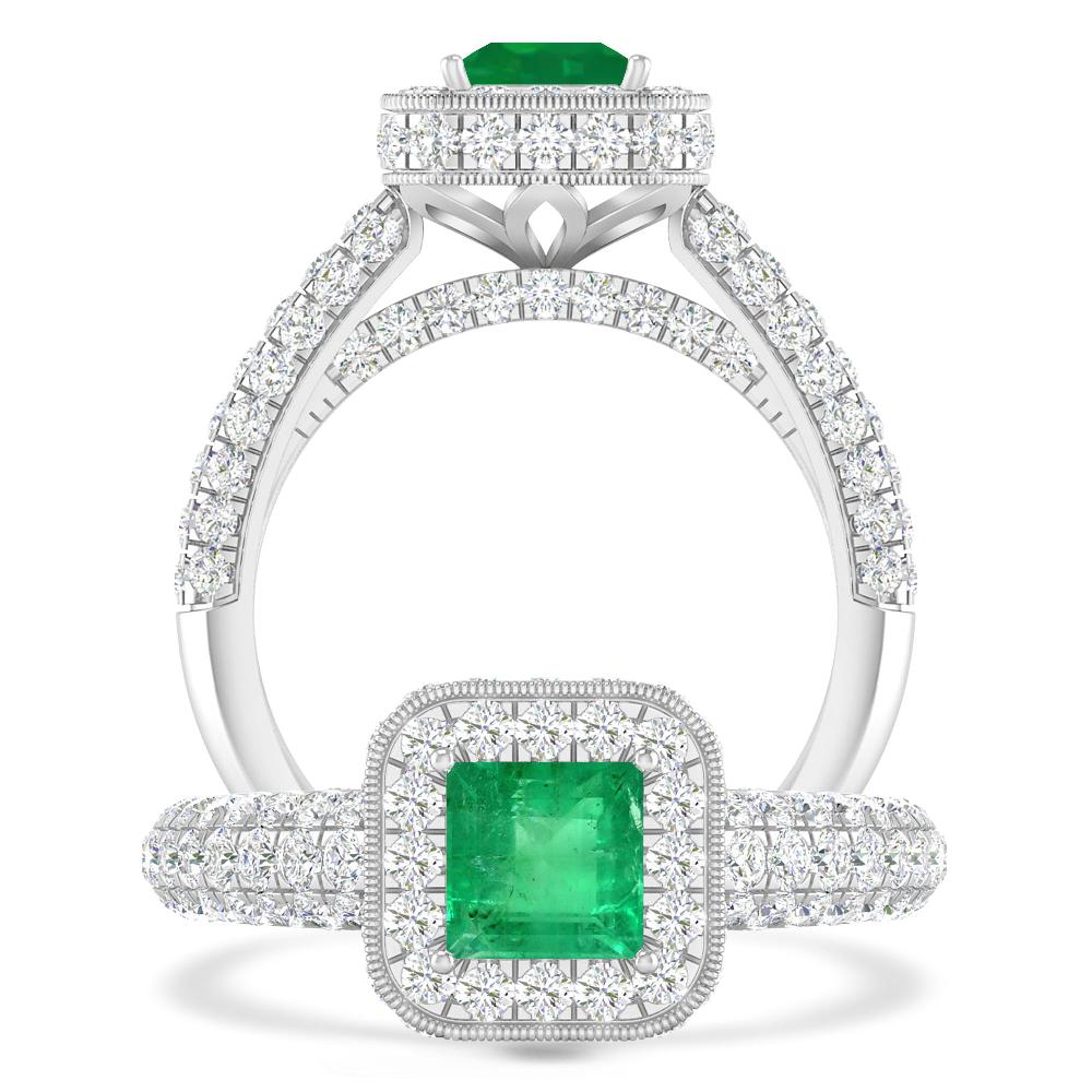 White Gold - Emerald