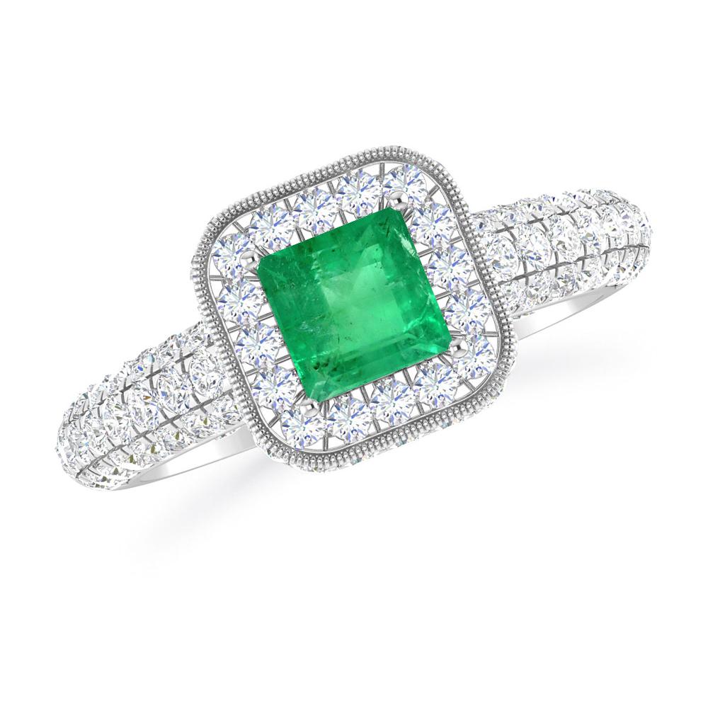 White Gold - Emerald