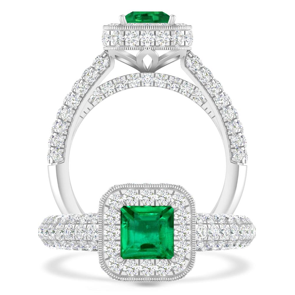 White Gold - Emerald