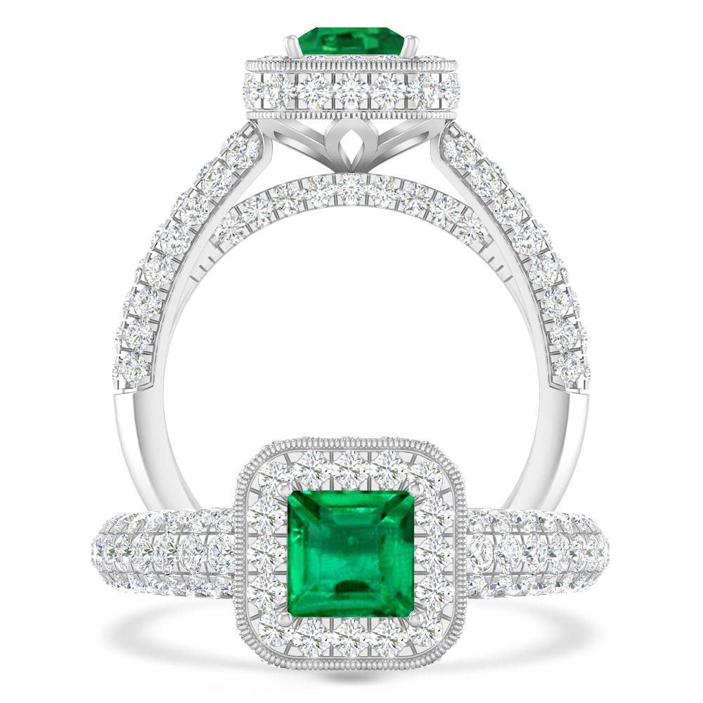 White Gold - Emerald