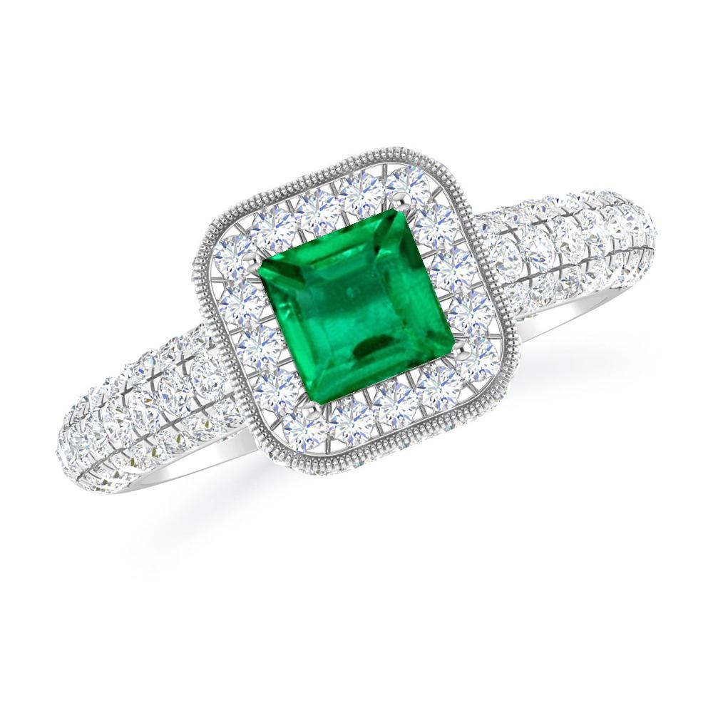 White Gold - Emerald