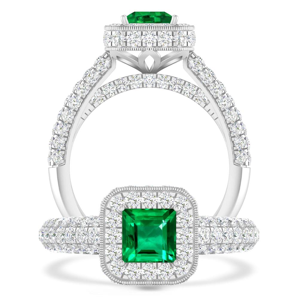 White Gold - Emerald