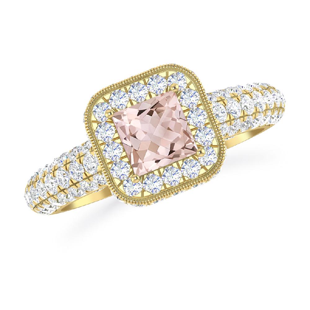 Yellow Gold - Morganite