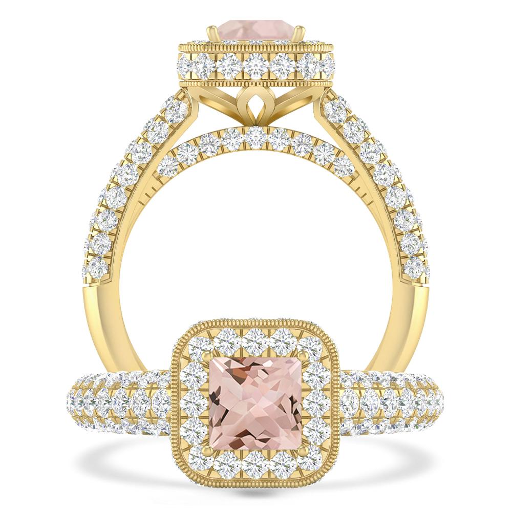 Yellow Gold - Morganite