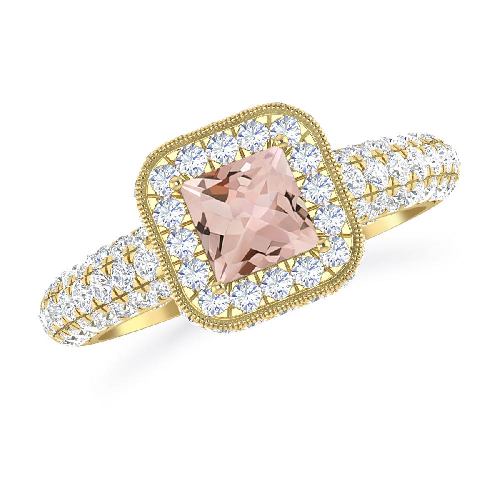 Yellow Gold - Morganite