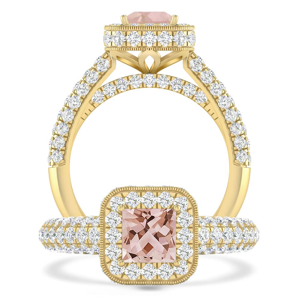 Yellow Gold - Morganite