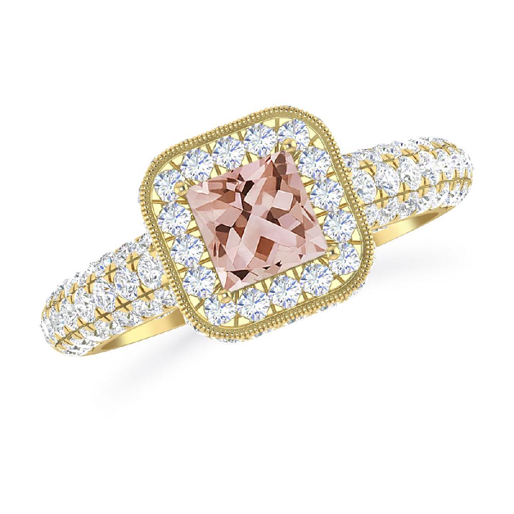 Yellow Gold - Morganite