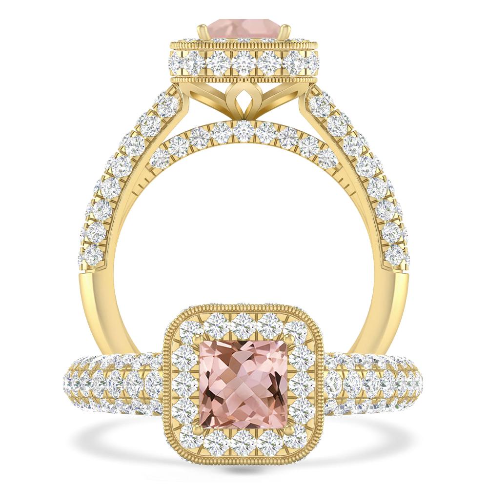 Yellow Gold - Morganite
