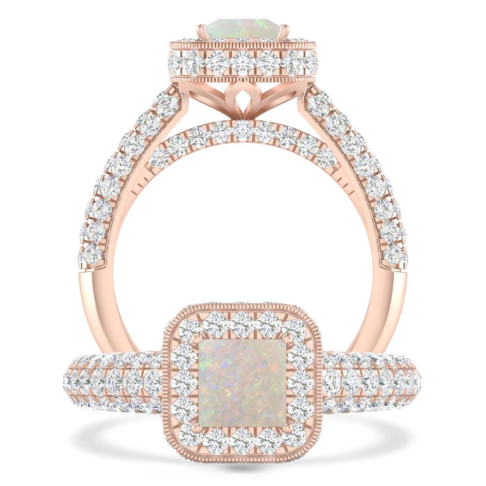 Rose Gold - Opal