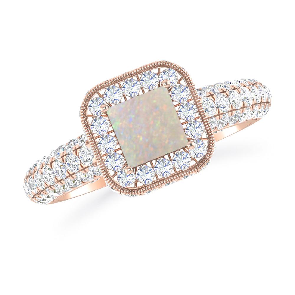 Rose Gold - Opal