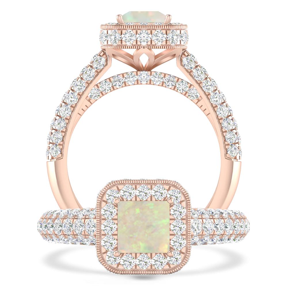 Rose Gold - Opal