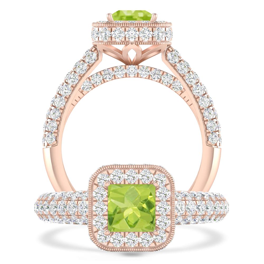 Rose Gold - Peridot