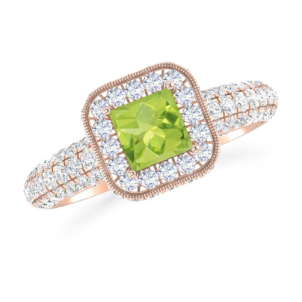 Rose Gold - Peridot