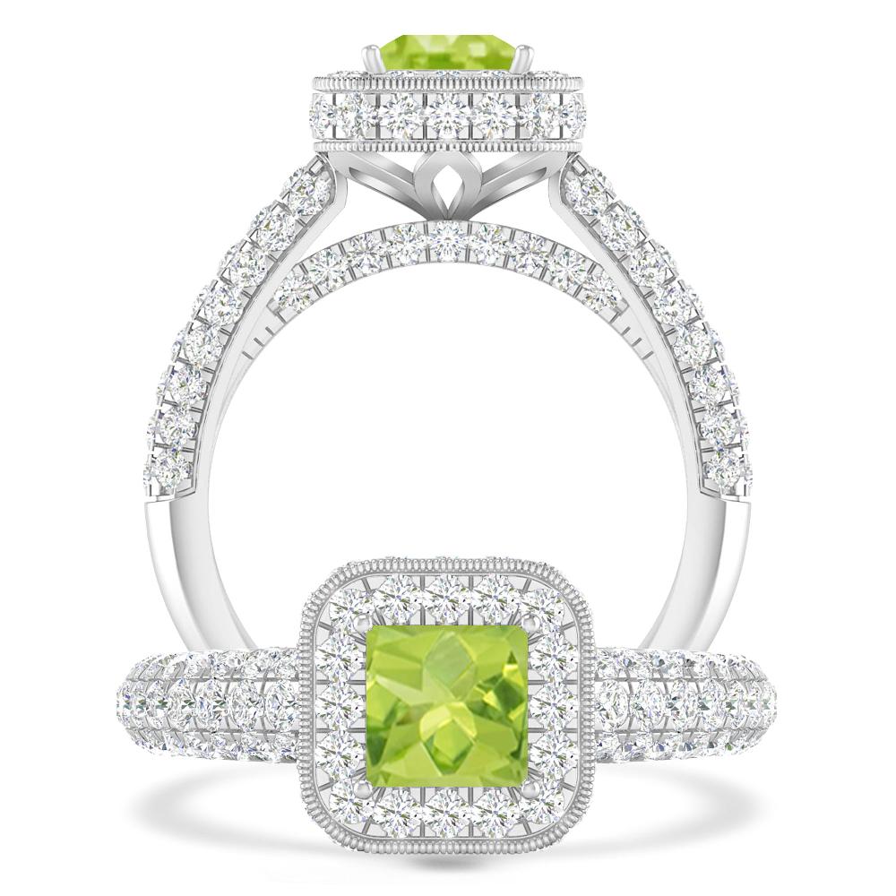 White Gold - Peridot