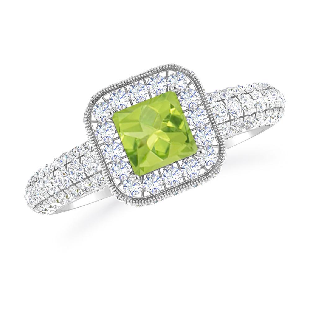 White Gold - Peridot