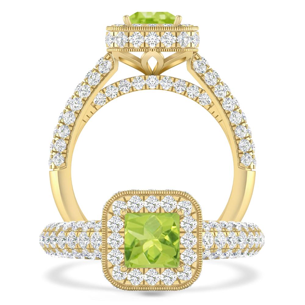 Yellow Gold - Peridot