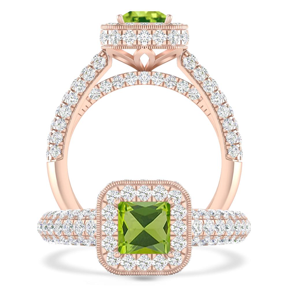 Rose Gold - Peridot