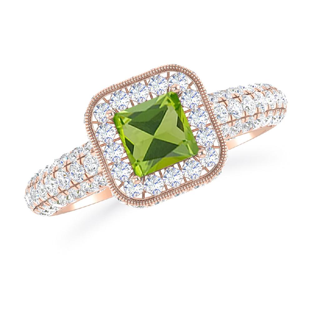 Rose Gold - Peridot