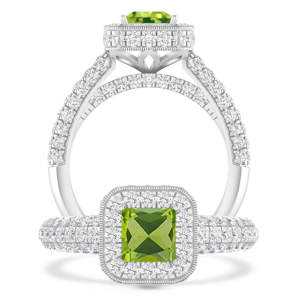 White Gold - Peridot
