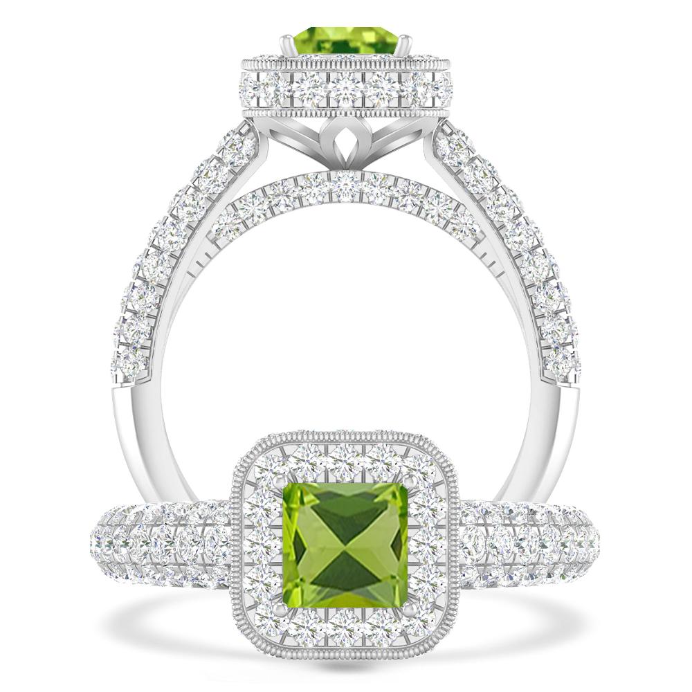 White Gold - Peridot