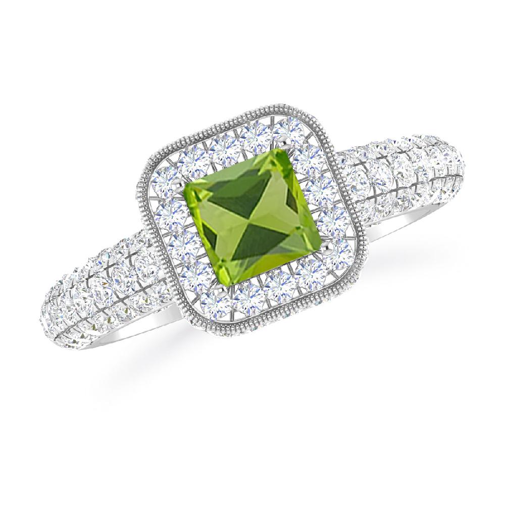 White Gold - Peridot