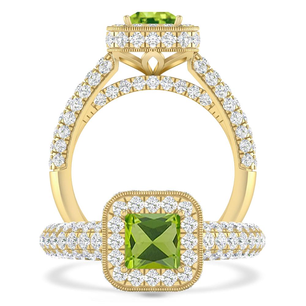 Yellow Gold - Peridot