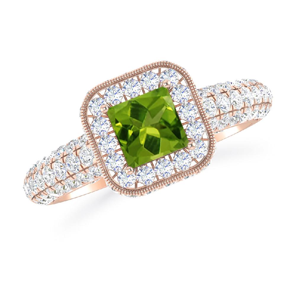 Rose Gold - Peridot