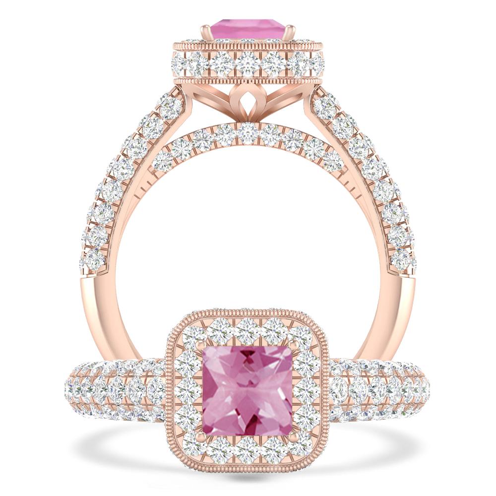 Rose Gold - Pink Tourmaline