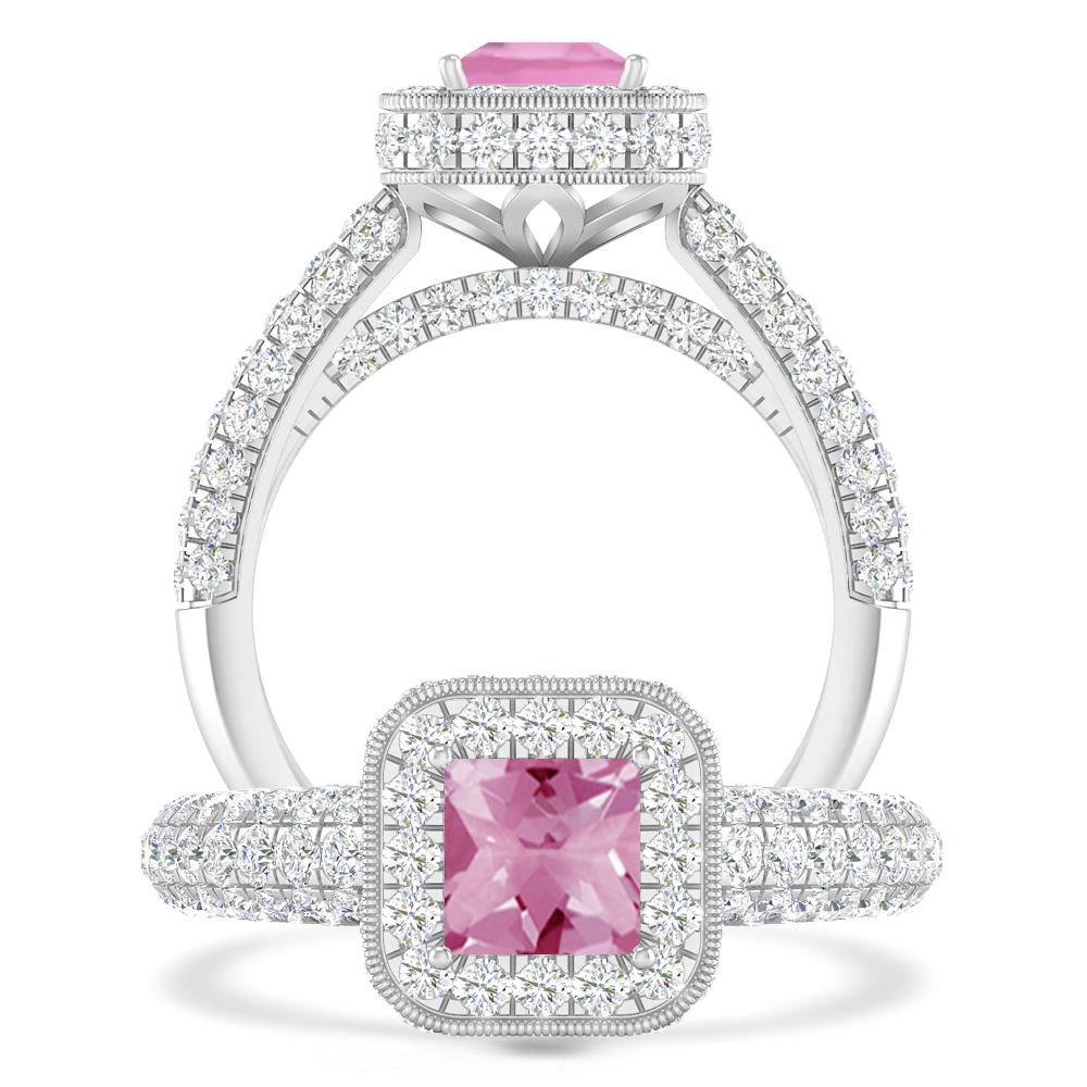 White Gold - Pink Tourmaline