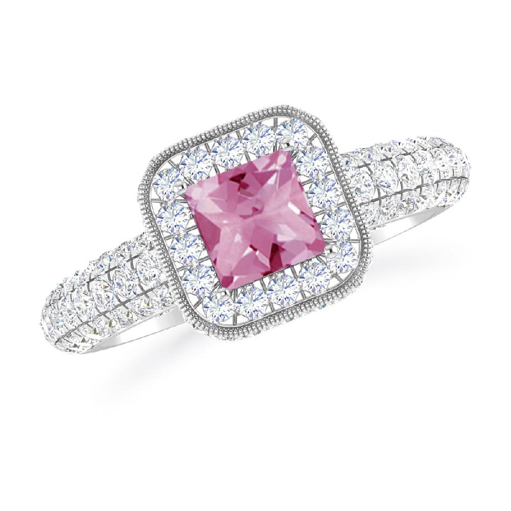 White Gold - Pink Tourmaline