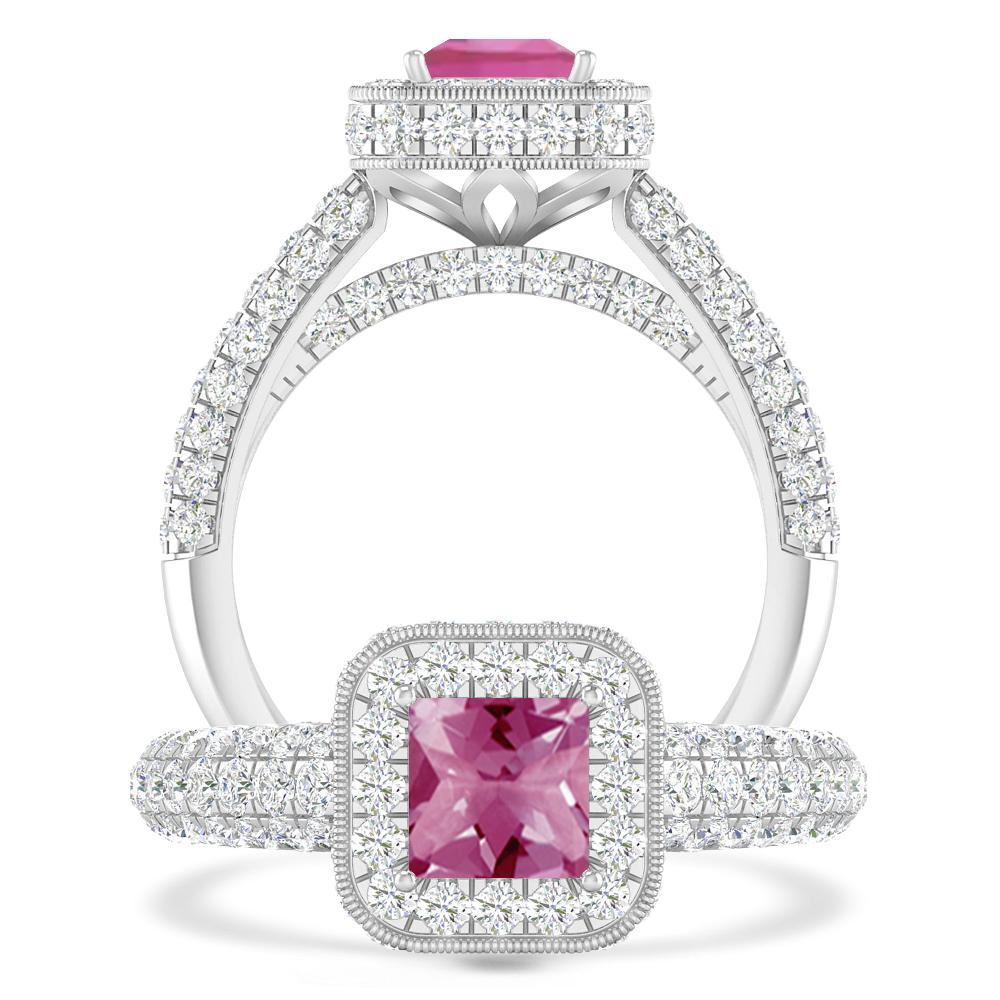 White Gold - Pink Tourmaline