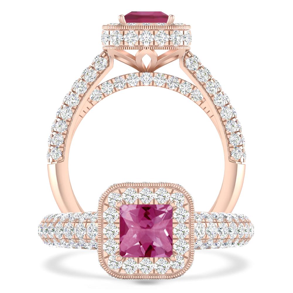 Rose Gold - Pink Tourmaline