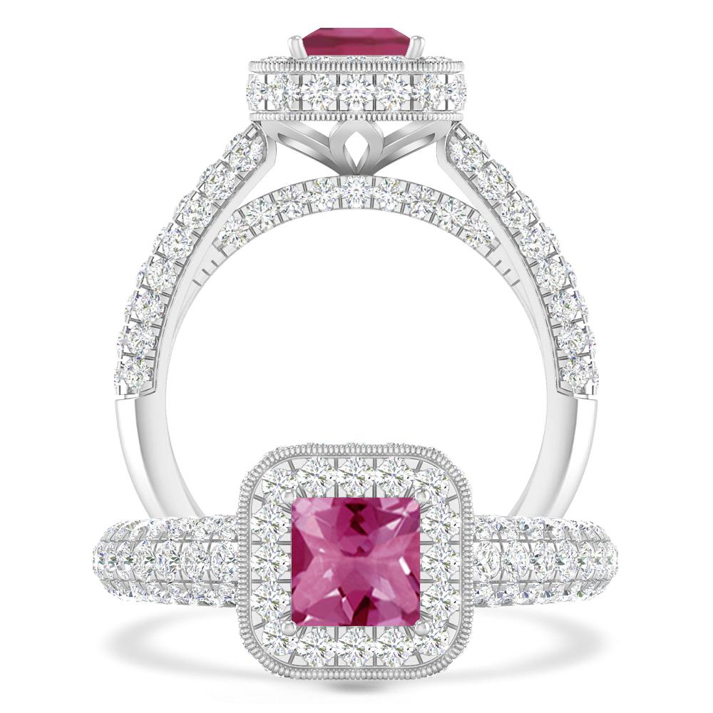 White Gold - Pink Tourmaline