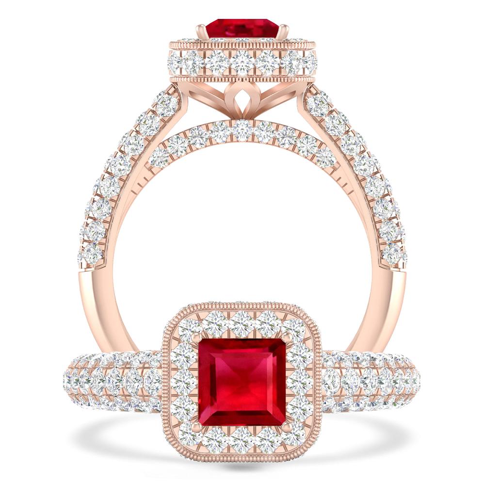 Rose Gold - Ruby