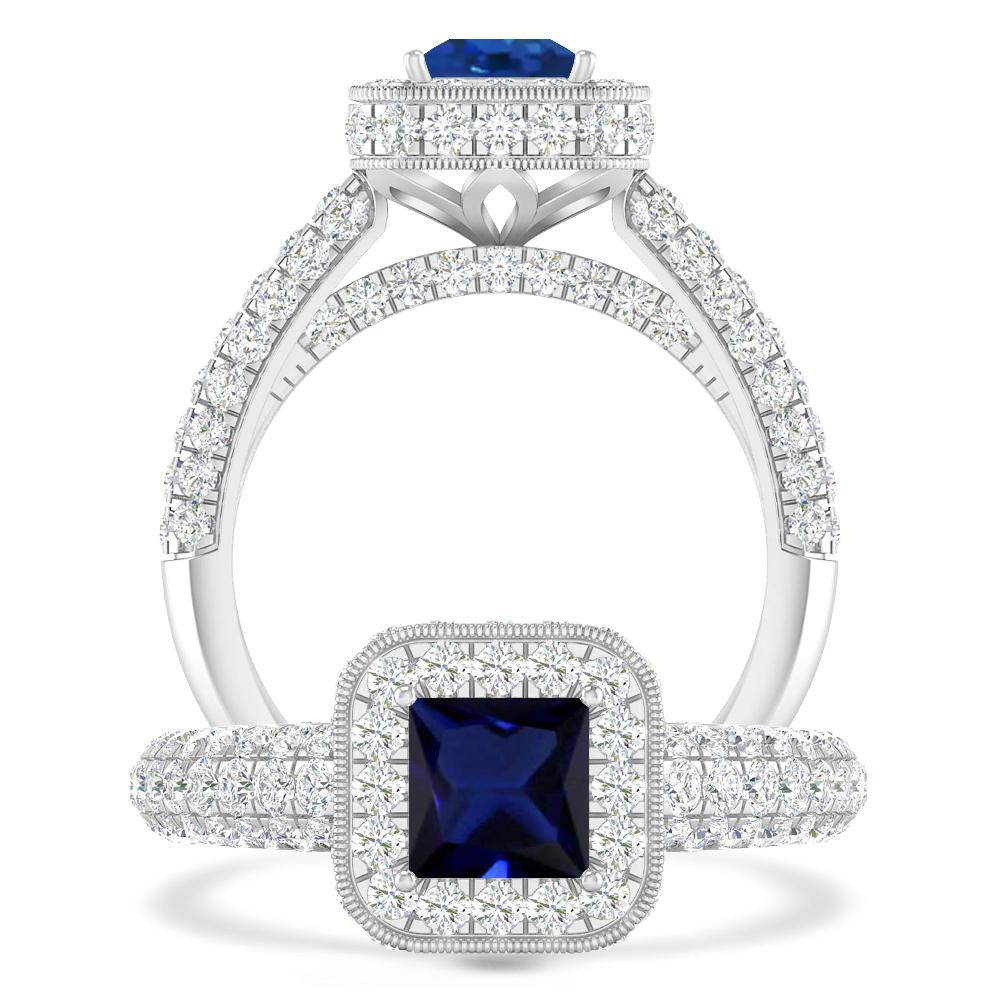 White Gold - Sapphire