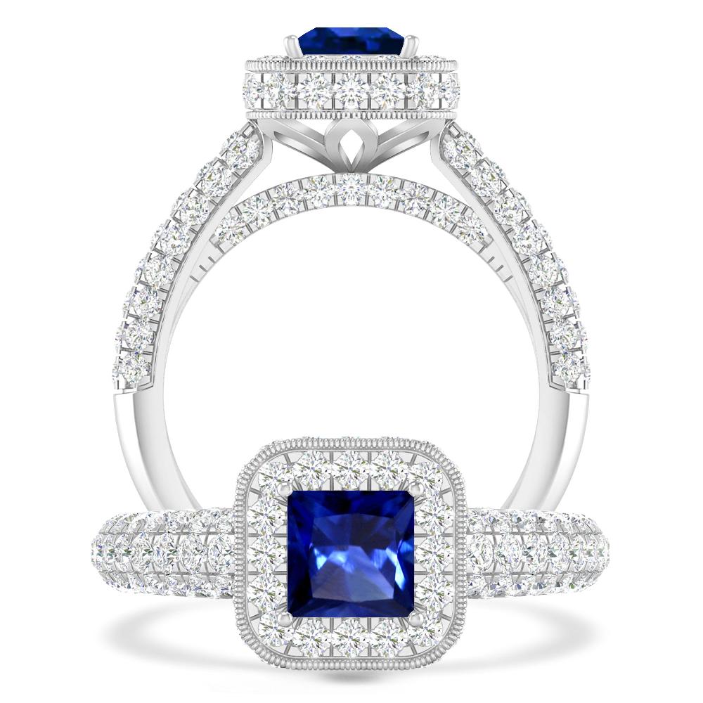 White Gold - Sapphire